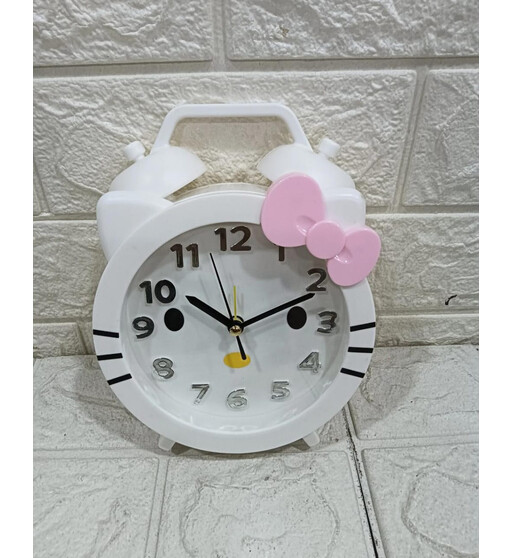 Hello Kitty Dizaynlı Stolüstü Budilnik – Uşaqlar Üçün Sevimli və Funksional Saat