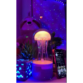 Meduza Dizaynlı Stolüstü LED Lampa – Rəngarəng İşıq Effektləri ilə Rahatlaşdırıcı Atmosfer