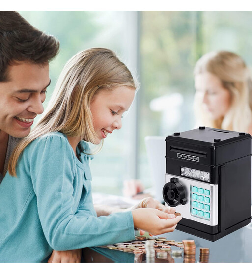 Kodlu Qumbara – Uşaqlar üçün Şifrəli Mini ATM Qumbarası