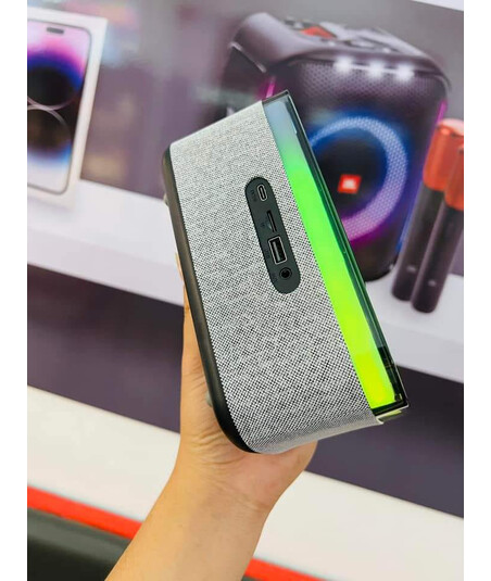 Multifunksional Bluetooth Kolonka və Powerbank – Simsiz Şarj və Rəngli İşıq