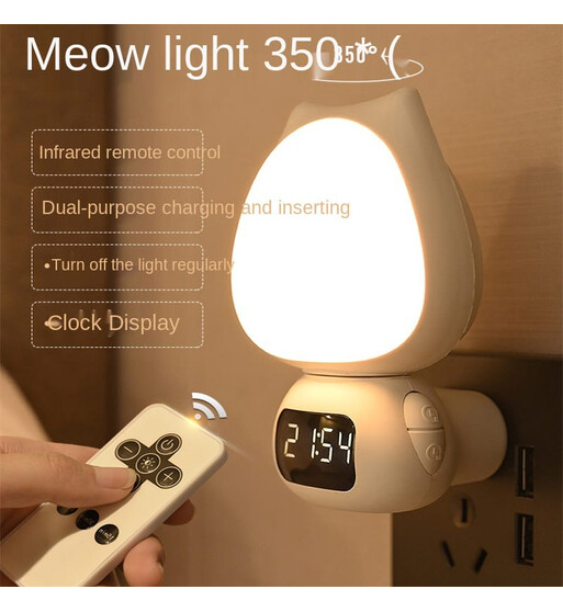LED Lampa və Elektron Saat – Uzaqdan İdarəetməli