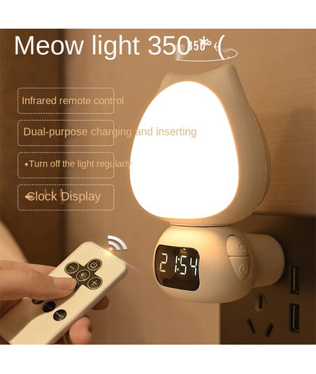 LED Lampa və Elektron Saat – Uzaqdan İdarəetməli