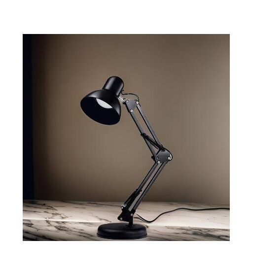 Stol Üstü Metal Lampa – Fırlanan Başlıqlı və LED İşıqlı