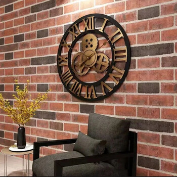 Dəmir Divar Saatı – Retro LOFT Dizayn və Səsiz İşləmə
