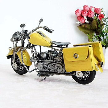 Stol Üstü Metal Motosiklet Suvenir – Vintage Dizayn