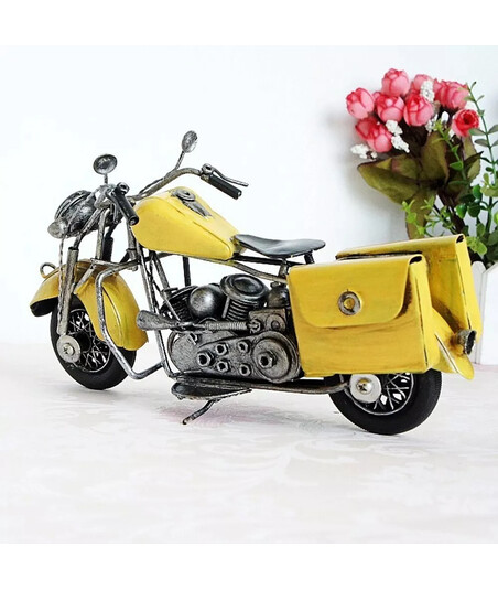 Stol Üstü Metal Motosiklet Suvenir – Vintage Dizayn