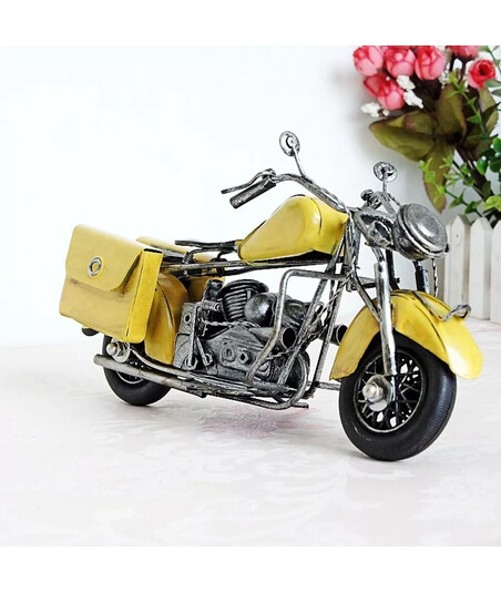 Stol Üstü Metal Motosiklet Suvenir – Vintage Dizayn