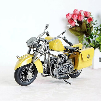 Stol Üstü Metal Motosiklet Suvenir – Vintage Dizayn