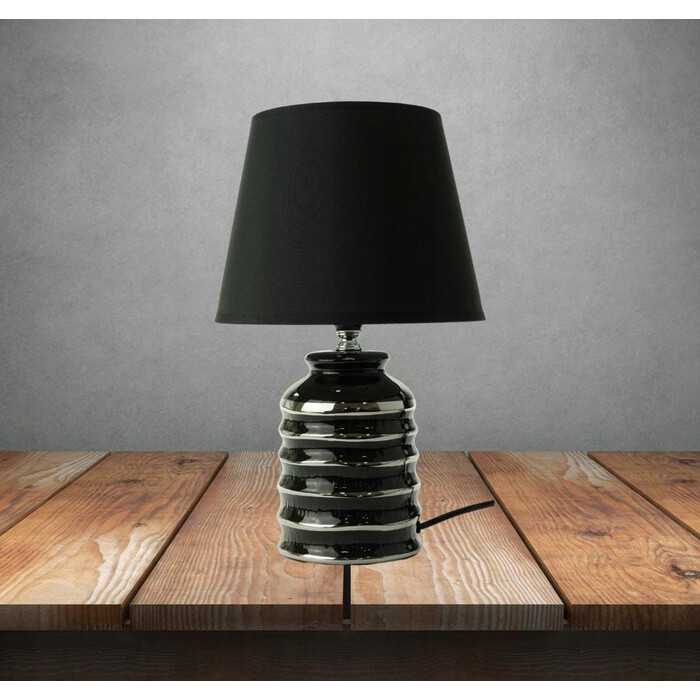Zərif Masaüstü Lampa | Qızılı Keramik Əsas, Abajurlu | dopamin.az