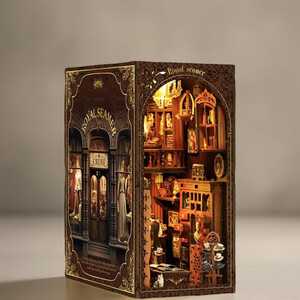 DIY Kitab Rəfi Dekoru ("Book Nook") | LED İşıqlı Miniatür Ev | dopamin.az