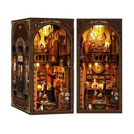 DIY Kitab Rəfi Dekoru ("Book Nook") | LED İşıqlı Miniatür Ev | dopamin.az
