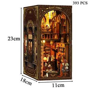 DIY Kitab Rəfi Dekoru ("Book Nook") | LED İşıqlı Miniatür Ev | dopamin.az