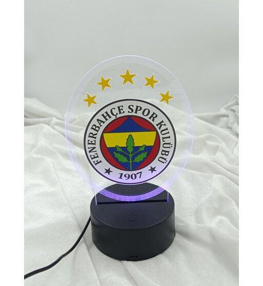 Fenerbahçe İşıqlı Hədiyyəlik Gecə Lampası – ABS və Akrilik Material, Unikal Dizayn