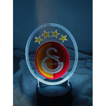Galatasaray Loqolu LED İşıqlı Futbol Dekoru – Rəsmi Komanda Dizaynı