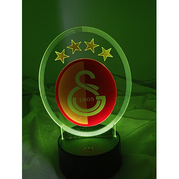 Galatasaray Loqolu LED İşıqlı Futbol Dekoru – Rəsmi Komanda Dizaynı
